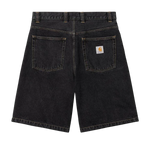 szorty Carhartt WIP Brandon Short (Black Stone Washed) 