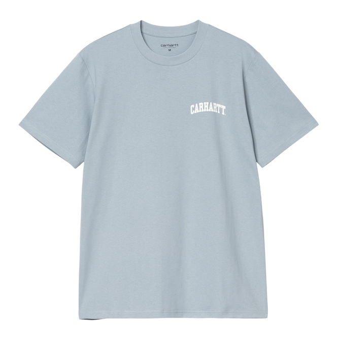 Carhartt WIP S/S University T-Shirt (Dusty Ice / White)