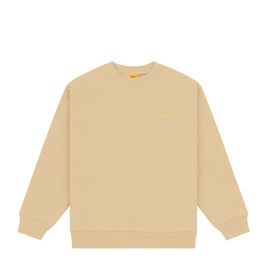 Dime Classic Small Logo Crewneck sand