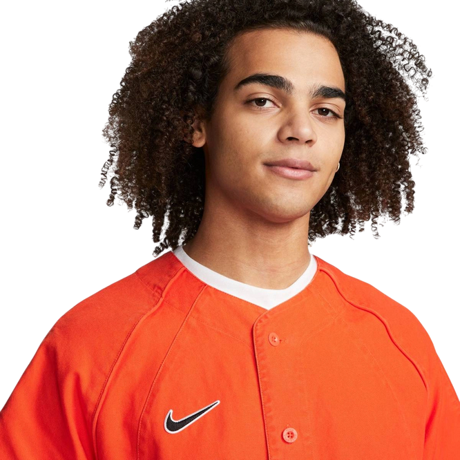 Nike Sb Skate Baseball Jersey Team Orange