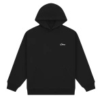 Dime Cursive Small Logo Hoodie (Black)