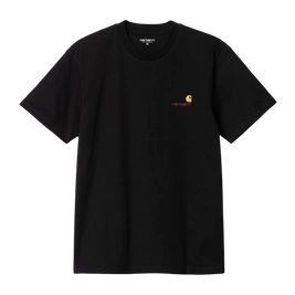 koszulka Carhartt WIP S/S American Script T (Black)