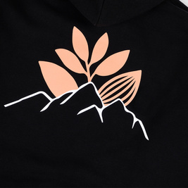 magenta Mtn Plant Hoodie - Black