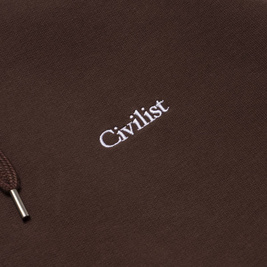 Bluza Civilist mini logo brown