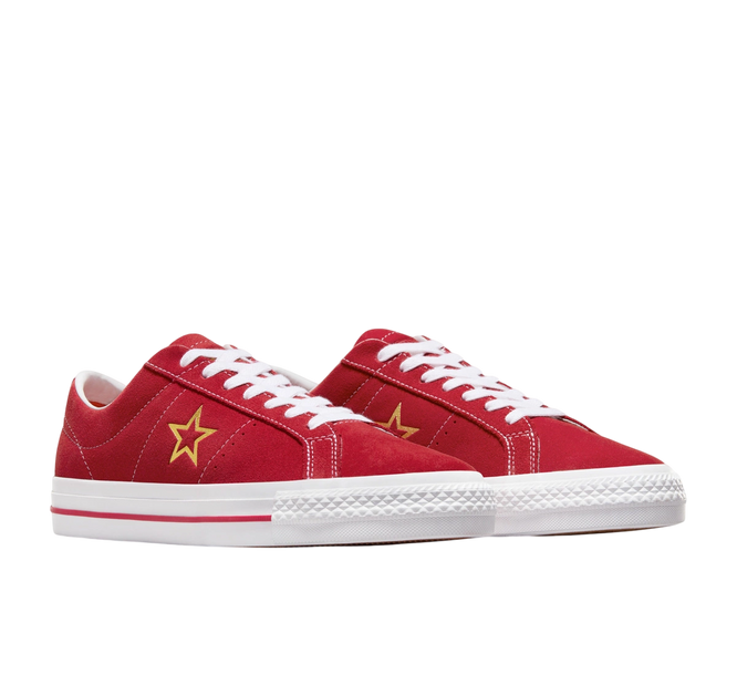 Converse One Star Pro OX (Versity Red/ White/ Gold)