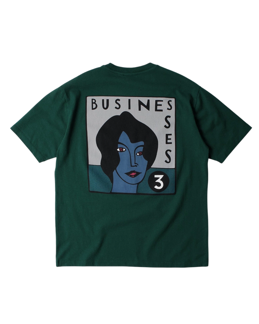 By Parra Nothing please t-shirt pine green