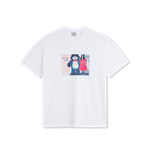 Polar Pink dress tee white