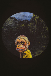 Fucking Awesome Landscape brainscape crewneck black