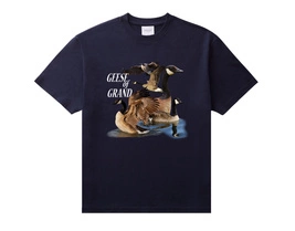 Grand Collection Geese of Grand Tee (Navy)