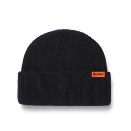 Butter Tall Wharfie Beanie Black