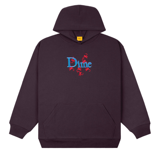 bluza Dime Classic Monke Hoodie Deep Plum