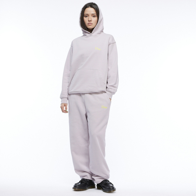 Dime Classic small logo hoodie dusty pink