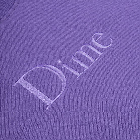 DIME CLASSIC SMALL LOGO CREWNECK - Navy