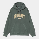 Carhartt WIP Hooded Library Sweat (Black garment dyed)