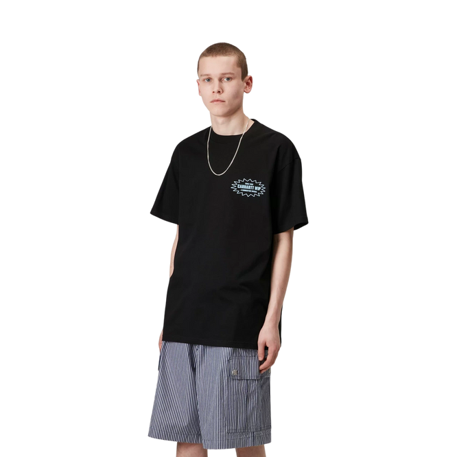 koszulka Carhartt WIP S/S Catalogue C Logo T- (Black/Bluebird)
