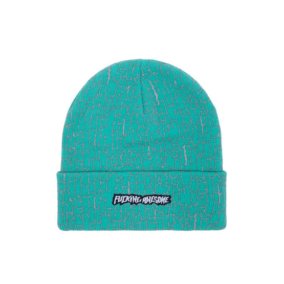 czapka zimowa Fucking Awesome Everyday camo cuff beanie turquoise