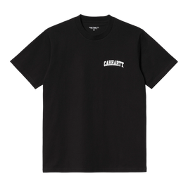 koszulka Carhartt WIP S/S University Script T-Shirt (Black/White)