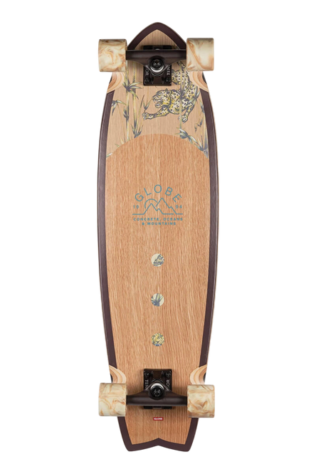 Cruiser GLOBE Chromantic - White Oak/Jaguar - 33" Cruiserboard