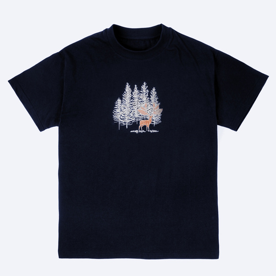 koszulka Magenta Deer tee night blue