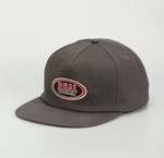 Real Oval Emb Snap Cap (Grey)