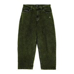 Magenta OG Denim pants stitch green denim