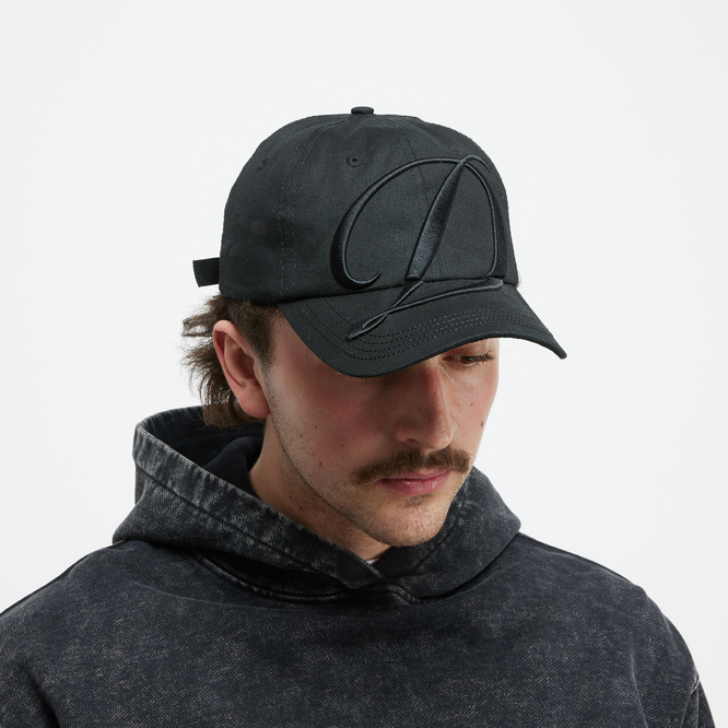 Dime Big Cursive Low Pro cap black