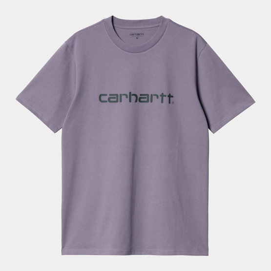 Carhartt WIP S/S Script T-Shirt (Glassy Purple)