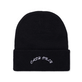 Cash Only Logo beanie black