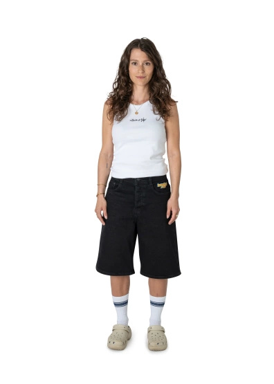 Homeboy X-Tra Monster Denim Shorts (Black)