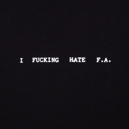 Fucking Awesome Hate hoodie black