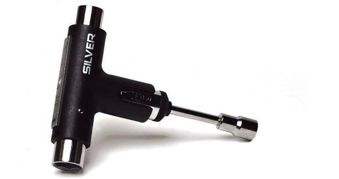 Klucz do deskorolki Silver - (Black/Silver)