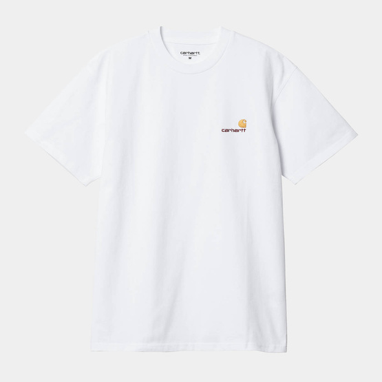 koszulka Carhartt WIP S/S American Script T (White)