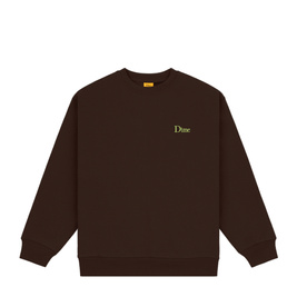  Bluza Dime Classic  Small Logo crewneck deep brown