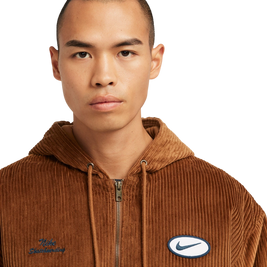 Nike Sb Full-Zip Hooded Corduroy Skate Jacket