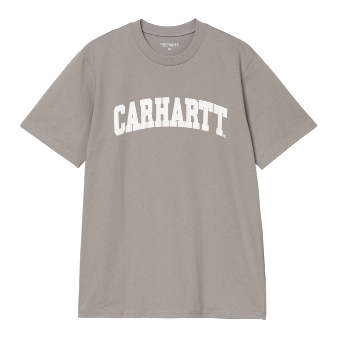 Carhartt WIP S/S University T-Shirt (Misty Grey / White)