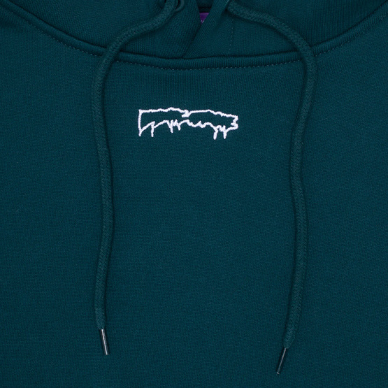 Fucking Awesome - Outline Drip Hoodie (Teal)