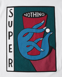 Koszulka By Parra Super nothing t-shirt white