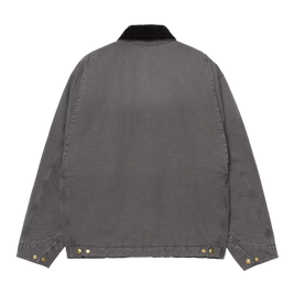 Carhartt WIP OG Detroit Jacket (Graphite / Black, Stone canvas)