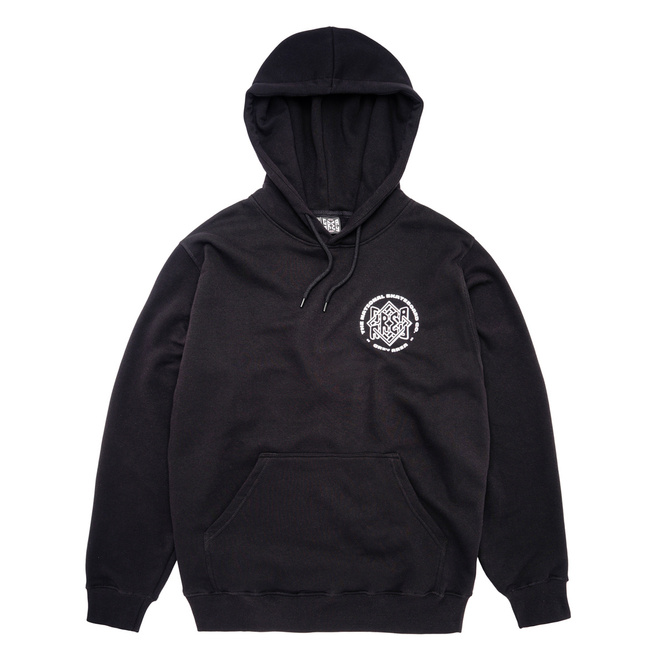 The National Skateboard Co. x Grey Area Double Logo Hoodie (Black)