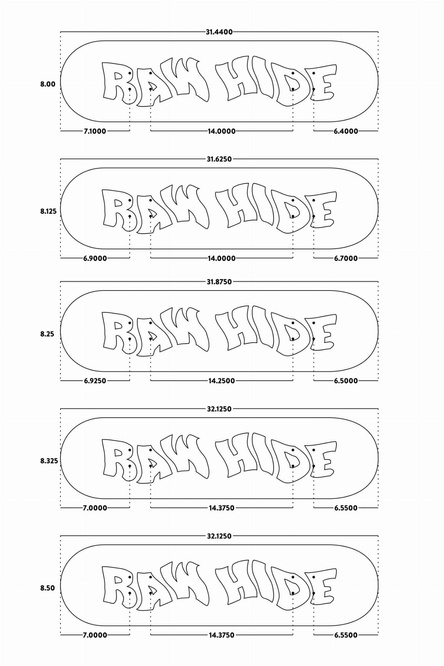 Deska Raw Hide Polish Pipe