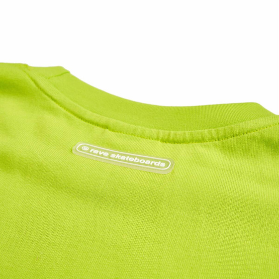 koszulka Rave Skateboards- Core Logo Tee (ACID Lime )