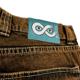 Magenta OG Denim pants stitch bronze 