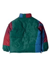 kurtka by Parra Protect The Sun Reversible Puffer Jacket (Brown)