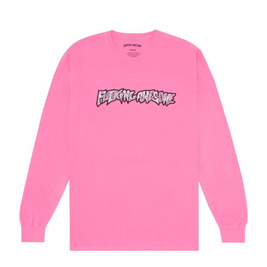 Longsleeve Fucking Awesome - Actual Visual Guidance L/s Tee Pigment Dyed Neon Pink