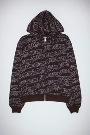 bluza Fucking Awesome AOP Stamp Zipped Hoodie (Black/Reflective)