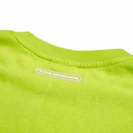 Rave Skateboards- Core Logo Tee (ACID Lime )