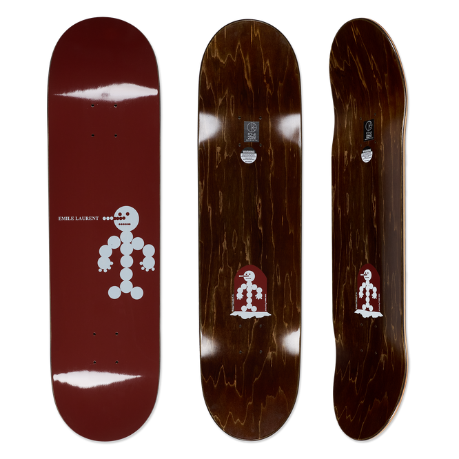 Deska Polar Skate Co .Emile Laurent - Snowman Wine