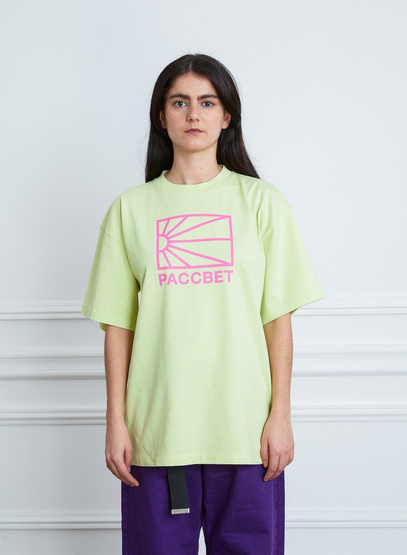 koszulka RASSVET MENS LOGO TSHIRT - LIME GREEN 