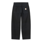 Carhartt WIP Brandon Pant Black, Grind washed