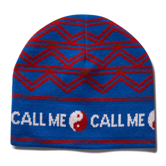 Call me 917 Snowflake Beanie (Blue)